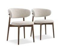 Set of 6 RusticLeather Dining Chairs with Curved Backrest Durable Carbon Steel LegsIdeal for Restaurant Bar Living Room or Modern Home Decor