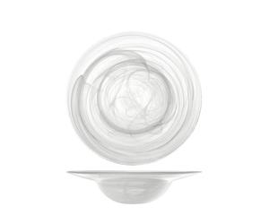 Set of 6 Soup Plates H&H Pasta Alabastro 23,5 Cm White Glass