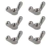 Set Of 6 Steel Thumb Nut Quick Release Nut Hand Tighten Fasteners For Furniture Assembly & Outdoor Structure Building Outdoor Construction
