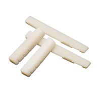Set Of 6 String Replacements Adjustable Saddles Guitar Nut Replacement For Bass Guitar Acoustic Bone Bridge Saddle Kits Traditional Bone Guitar Saddle