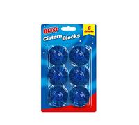 Set Of 6 Toilet Cistern Blocks Blue Clean And Freshens