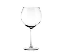 Set Of 6 Transparent Glass Goblets Enoteca Model