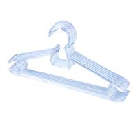 Set of 6 Transparent Non-Slip Coat Hangers, 40 x 4 x 19 cm, Sìordine