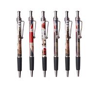 Set of 6 Union Jack London Icons Pictures Design Pen - UK London Souvenir
