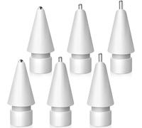 Set of 6 Upgraded Metal Tips for Apple Pencil - Compatible With 1st/2nd Gen and USB-C Models