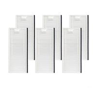 Set Of 6 Washable Filters For Eufy LR20 Vacuum Cleaner Replacement Captures Fine Dust Sturdy Filter Paper White Maintains Clean Floors For Homes With Pets And Children