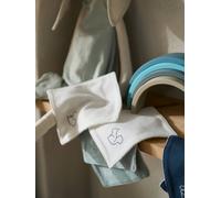 Set of 6 Washable Wipes grey blue
