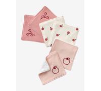 Set of 6 Washable Wipes set pink