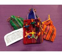 Set of 6 Worry dolls in a Colourful Pouch