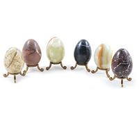 Set of 6 x 3" Himalayan Marble Eggs