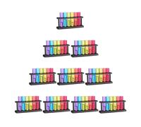 Set of 60 test tube shot glasses Unbreakable 4 cl Capacity Neon Shot Glasses