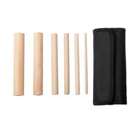Set of 6pcs Wire Looping Tools Jewelry Making Wooden Stick Handmade Wire Forming Tool Set Beading Wrapping Tool