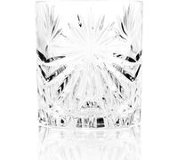 RCR Set of 6 Oasis Crystal Short Whisky Water Tumbler Glasses 320ml