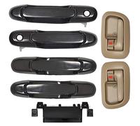Set of 7 Door Handles Kit for Toyota Sienna 1998 -2003, Replace# 80850 80357 80359 80533 80504 79600 Front Rear Left Driver / Right Passenger Side Exterior Interior Door Handles & Tailgate Handle