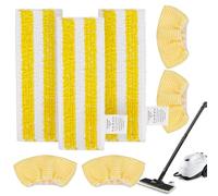 Set of 7 Mop Replacement Cover Set for Kärcher Steam Cleaner Easyfix for Kärcher Steam Cleaner EasyFix SC 1, SC 2, SC 3, SC 4, SC 5, Floor Cloth Set Mop Replacement Cover 3 Floor Nozzles and 4 Hand