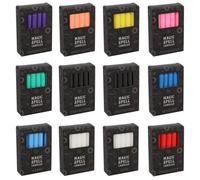 Set Of 72 Black Magic Spell Candles - Unscented, Multi-Color, Ritual Candles