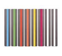 Set of 8 Clear Dyslexia Overlays for Visual Support, Colored Overlays for Reading Dyslexia to Minimize Visual Stress, Enhance Concentration and Comfort While Reading, Serve As Reading Guide