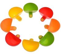 Set of 8 Dip Clips Plate Grab Clip-On Dip Holders Tomato Sauce Salt Vinegar Sugar Flavor Spices Plate Bowl Container Dish, Assorted ColorDurable and Fashion