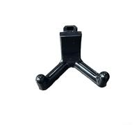 Set of 8 For Durable ABS plastic hooks with 4 J shaped and 4 V shaped hooks for effective tool storage and space management in sheds