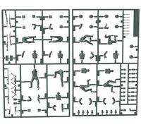 Set of 8 German WWII Assault Troop Figures 1:35 Military Plastic Model Assembly Kit