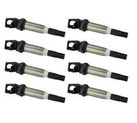 Set of 8 Ignition Coil with Spark Plug Connector (OEM) DELPHI GN10571 for BMW