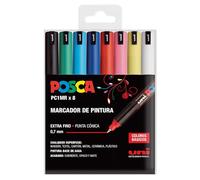 Set of 8 markers 0.7 mm POSCA PC-1MR