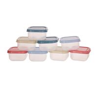 Set Of 8 Multicolour Mini Storage Containers