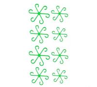 Set Of 8 Reusable Plant Stem Folding Frames To Support And Organize Garden Plants, Enhancing Stem Stability And Growth Performance(Green)