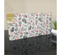 Set of 8 Traditional Christmas Placemats and Coasters - 4 Festive Placemats & 4 Matching Coasters - Durable, Heat-Resistant Table Mats for Holiday Dining - Perfect for Christmas Décor