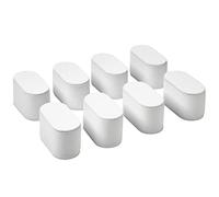 Set of 8 Velvet Watch Bracelet Pillows for Case Box Display Stand, White, Modern