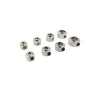 Set of 8 Wheel Stops with Inner Diameters 2.1mm/3.1mm/4.1mm/5.1mm for Model Wheels, Axle Bushings(5.1mm)