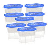 Set of 8 x 500ml Small Dehumidifier & Damp Absorber for Mold | Interior Dehumidifiers for Home, Bedroom, Wardrobe, Kitchen | Portable, Reusable Moisture Absorber & Powerful Condensation Remover