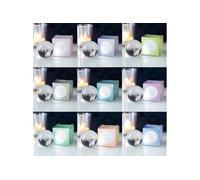 Set of 9 Angel Number Crystal Balls KDMD White One Size