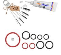 Set of 9 Gaskets + Replacement Maintenance Ball for Percolator Valve Valve Coffee Machine Replacement Compatible with Saeco SPIDEM Chiara Gaggia Krups Tchibo Bosch Turmix etc