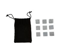 Set Of 9 Granite Ice Rocks