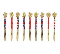 Set of 9 Union Jack London Icons Pictures Design Pen - UK London Souvenir