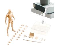 Set Of Action Figure Templates - Kun Body Action Figures | Sketting Drawing Doll Model Set, Artist Decoration Collection With Base Stand For Photography Props, Décora