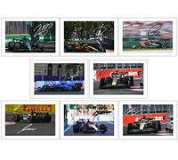 Set of all 20 F1 Formula One Drivers 2023 Signed 6X4 Inch Photo Prints With Pre Printed Signatures Autograph Gift. Artwork