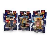 (Set of all 3) Minecraft Creator Series 3 to collect 3.5" figures