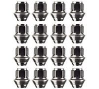 Set of Alloy Wheel Nuts. M12 x 1.5, Taper Washer, 19mm Hex for Use With Ford Alloy Wheels & More (16)