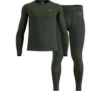 Odlo Performance Baselayer Set Mens Small Green