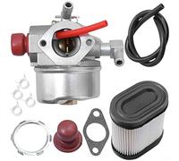 Set of Carburetor Replacement Components for Tecumseh LEV100 LEV105 LEV120 LV195EA LV195XA 4 5hp 5hp 5 5hp 6 0hp Small Engine Lawn Mower Maintenance Kit