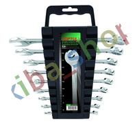 SET OF COMBINATION WRENCHES 9 PCS 6 7 8 10 12 13 14 17 19 PACKAGING PLASTIC