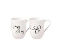Set of cups Villeroy & Boch Statement Happy Birthday, 2 x 290 ml