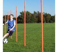 Set of Diamond Boundary Poles with Carry Bag (Orange, Pack of 8)