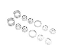 Set of Distance Car Wheel Hub, RC Wheel Hub Easy Assembly for Playing Running (Silver)