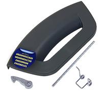 Set of Door Handle Porthole of Washing Machine with the Original Code C00286151 C00288568 482000031820 482000031725 Parts for Hotpoint for Ariston for Indesit - Warranty 10 Years - MONTERAL