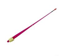 Set of Five Ice Fishing Rod Tips in ABS Material for Cold Season Use; Thin 0.3mm Extensions Provide Smooth Line Handling and Enhanced Control (pink)