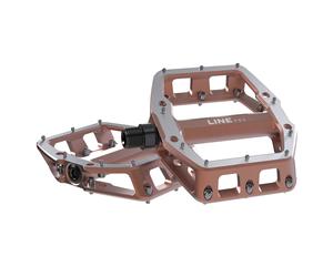 Set of flat pedals Trek Line Pro enduro copper bronze thread 9/16 15mm