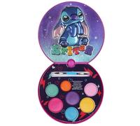 Set of flavoured lip glosses with applicator + mirror, child-safe (Stitch)